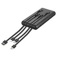 IND 10 000mAh Power Bank with charging cables
