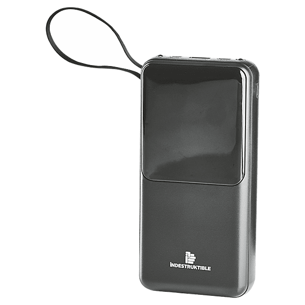 20000mAh power bank with built in cables