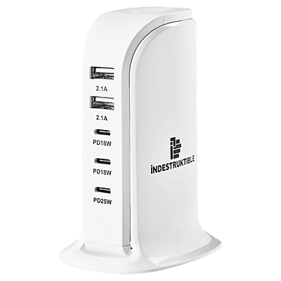 IND 5 Port P.D + USB Gan Charger