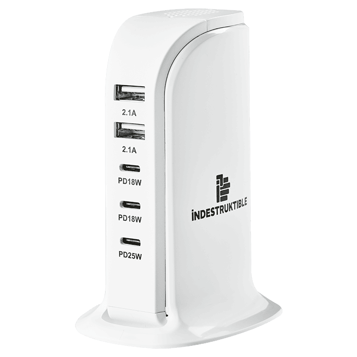 IND 5 Port P.D + USB Gan Charger