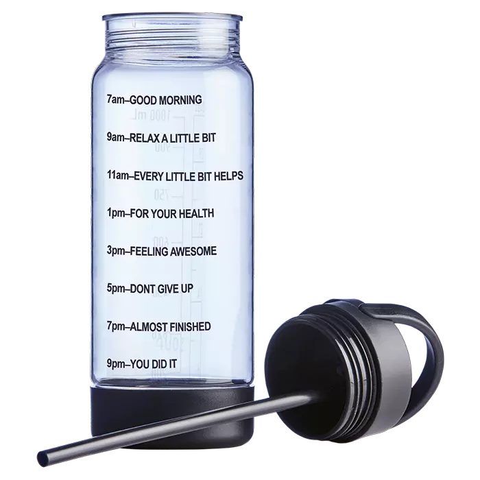 1L Torrent Water Bottle With Straw