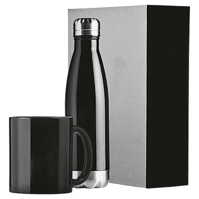 Stainless Steel Bottle & Mug Gift Set