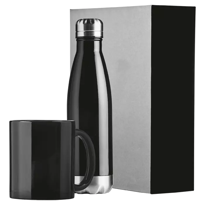Stainless Steel Bottle & Mug Gift Set