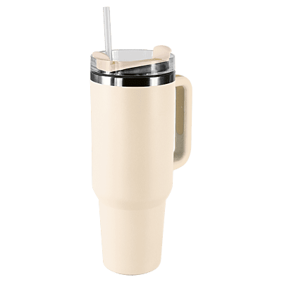 1.2L Double Walled Travel Mug with Straw