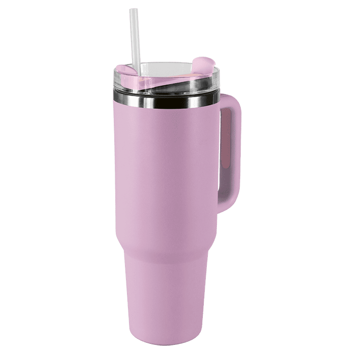1.2L Double Walled Travel Mug with Straw