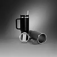 1.2L Double Walled Travel Mug with Straw