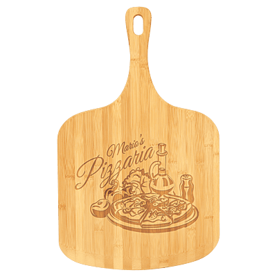 Personalized 23 1/2" x 14 1/2" Bamboo Pizza Board