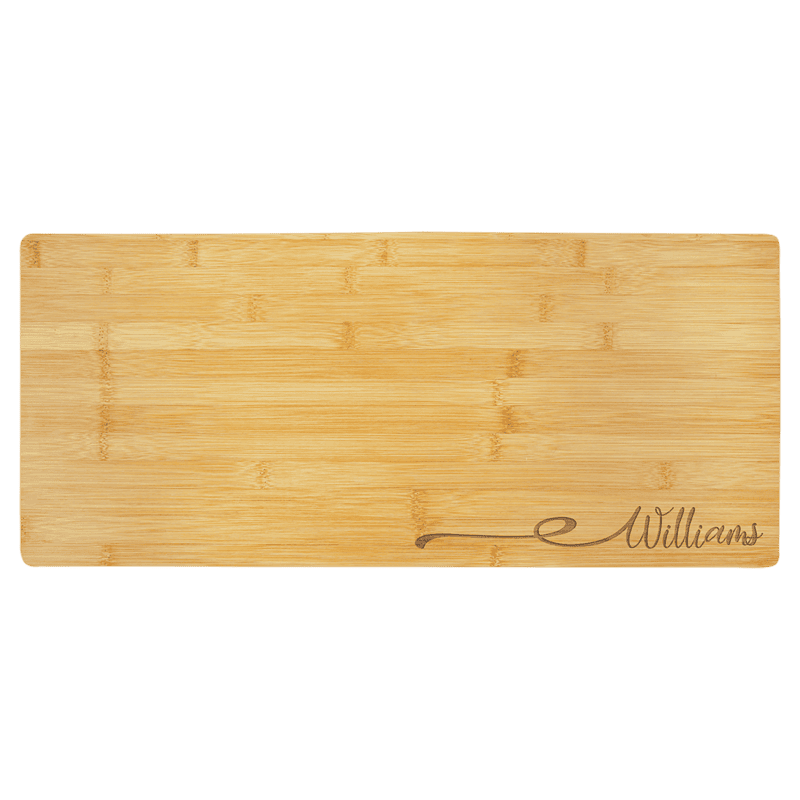 Personalized Bamboo Charcuterie Board/Cutting Board – 23 3/4" x 10"