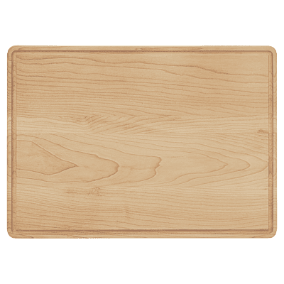 Maple Cutting Board with Drip Ring – 13 3/4" x 9 3/4"
