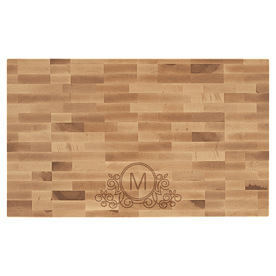 Maple Butcherblock Cutting Board – 22" x 13" x 1 1/2"