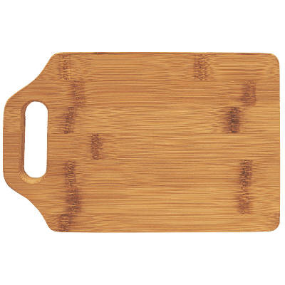 Personalized Bamboo Cutting Board with Handle – 9" x 6"