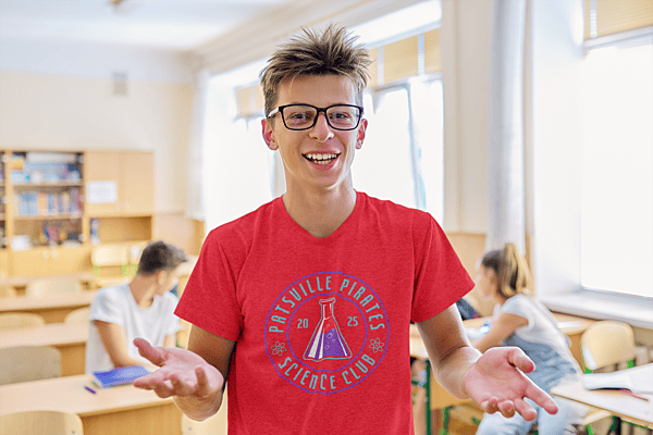 Pattonville Pirates Science Club "Beakers & Brilliance" T-shirt