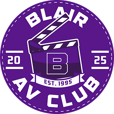 Blair AV Club "Lights, Camera, Action" T-shirt