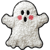 Fuzzy Ghost Crewneck