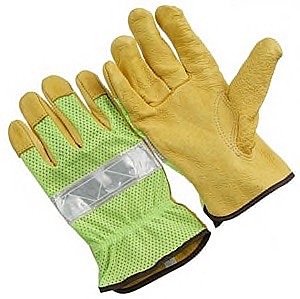 3M fluorescent tape, green mesh back, keystone thumb