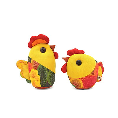 Gà An Nhiên Bố - Thủ Công Nhồi Bông, Vải Cotton Gà An Nhiên Bố - Thủ Công Nhồi Bông, Vải Cotton