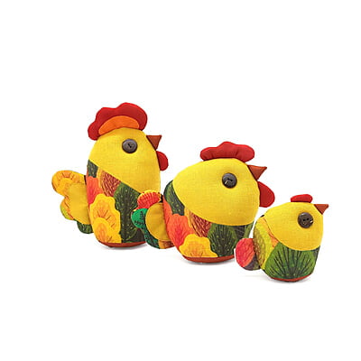 Gà An Nhiên Bố - Thủ Công Nhồi Bông, Vải Cotton Gà An Nhiên Bố - Thủ Công Nhồi Bông, Vải Cotton