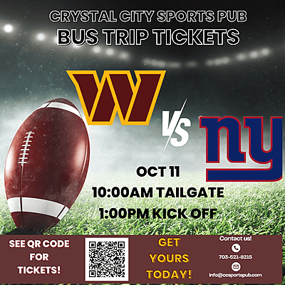 Giants | Oct 11 | 1:00pm