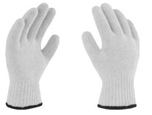 GUANTE JAPONES BLANCO 5 HILOS