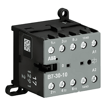 Mini Contactor ABB 220-240V, AC - 3 NA - 0 NC - Terminales de tornillo, B7-30-10-80 - GJL1311001R8100 Mini Contactor ABB 220-240V, AC - 3 NA - 0 NC - Terminales de tornillo, B7-30-10-80 - GJL1311001R8100