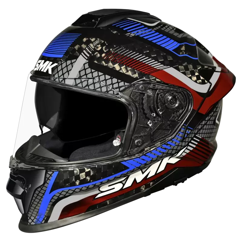 SMK TITAN CARBON NERO GL236 GLOSSY BLACK/RED 580 MM (L)