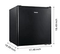 Galanz GL17BK 1.7 Cu ft Single Door Mini Fridge w/ Freezer