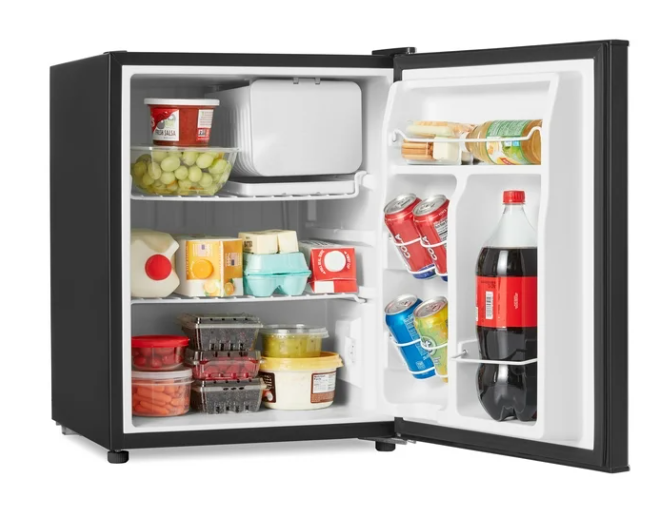 Galanz GL27BK 2.7 Cu ft Single Door Mini ENERGY STAR Fridge w/ Freezer Galanz GL27BK 2.7 Cu ft Single Door Mini ENERGY STAR Fridge w/ Freezer