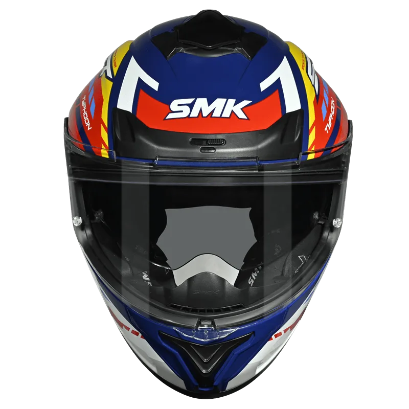 SMK GL534 TYPHOON GLOSSY BLUE RED/YELLOW 570 MM (M) SMK GL534 TYPHOON GLOSSY BLUE RED/YELLOW 570 MM (M)