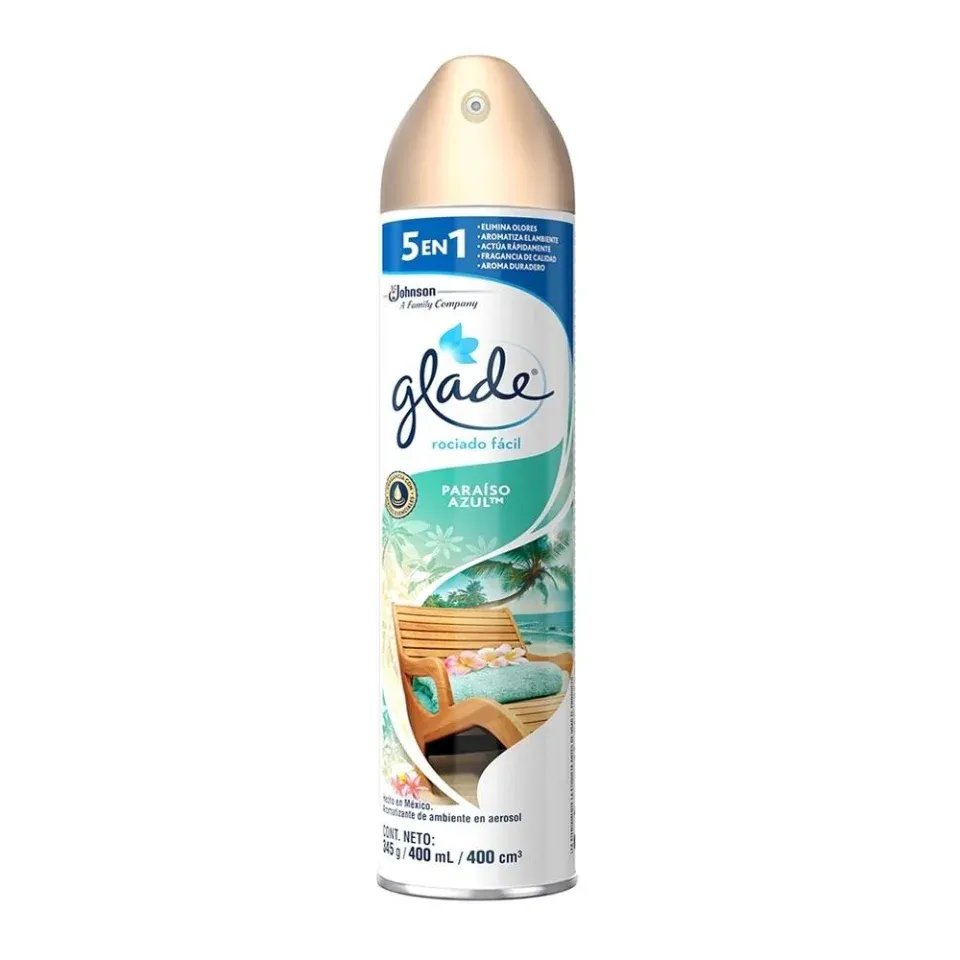 GLADE AROMATIZANTE PARAISO AZUL 400 ML