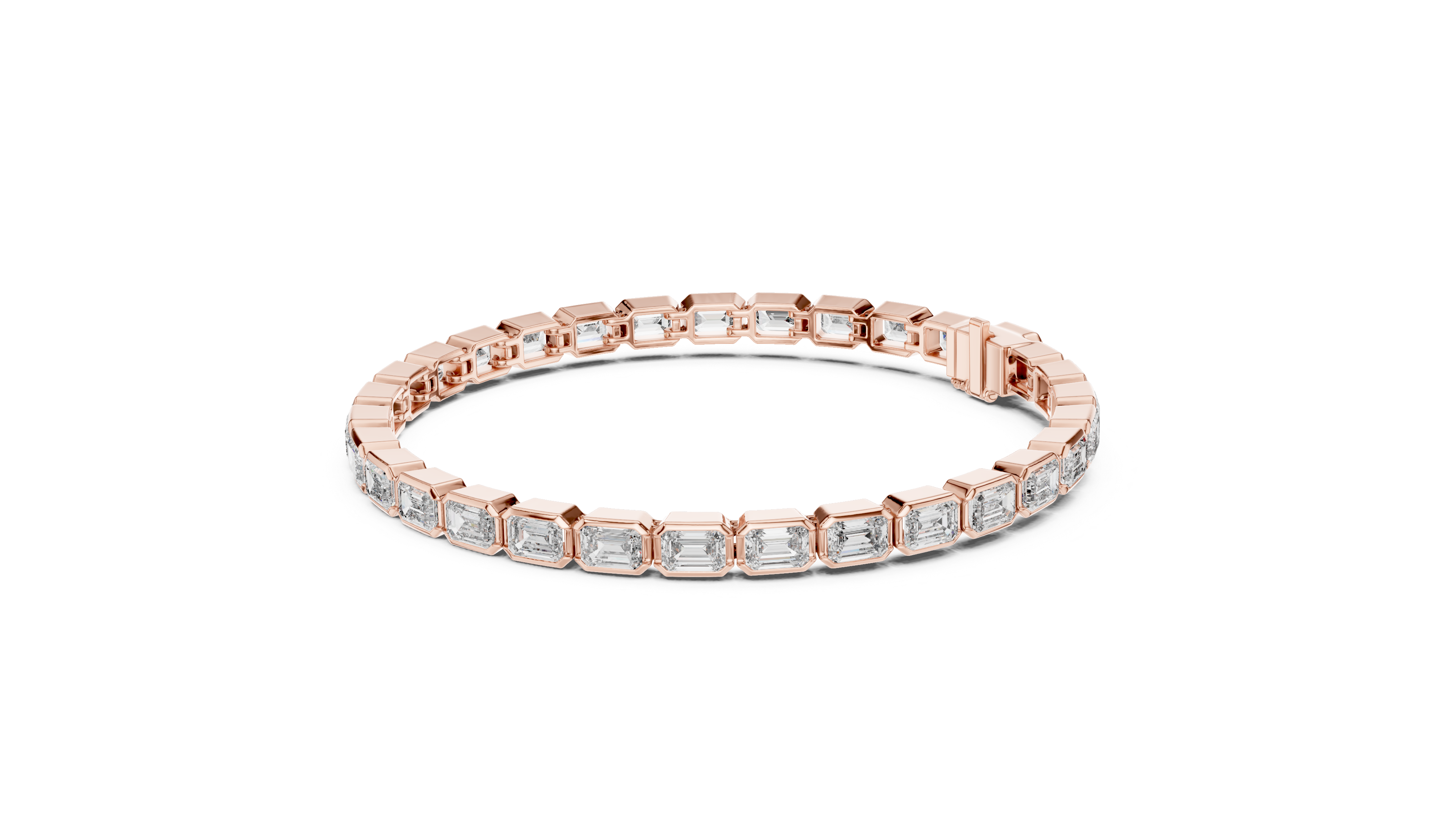 Emerald East-west Tennis bracelet