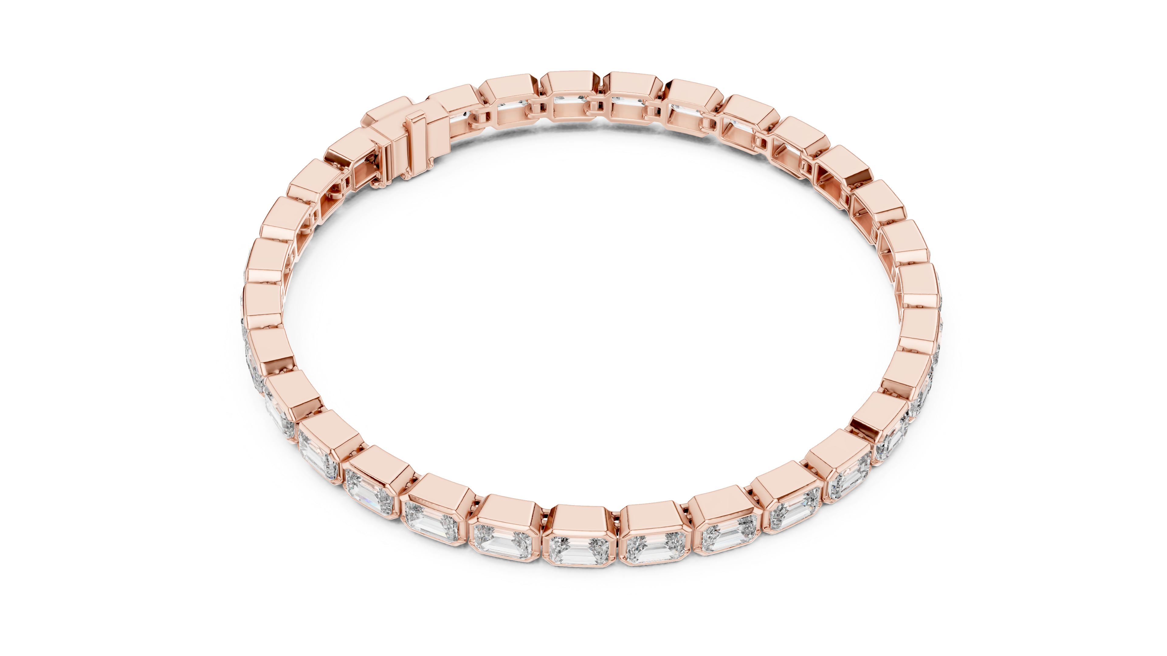 Emerald East-west Tennis bracelet