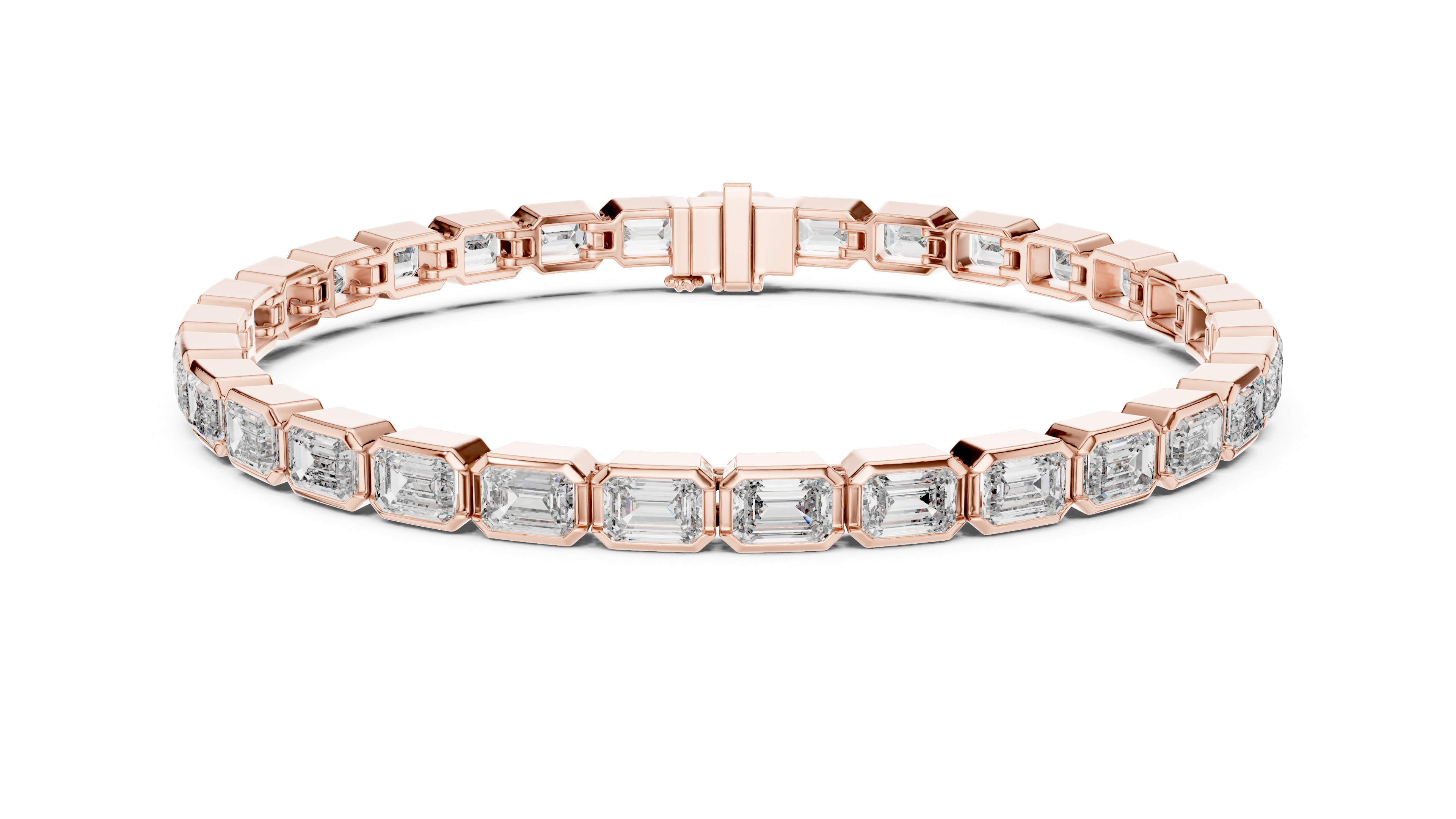Emerald East-west Tennis bracelet