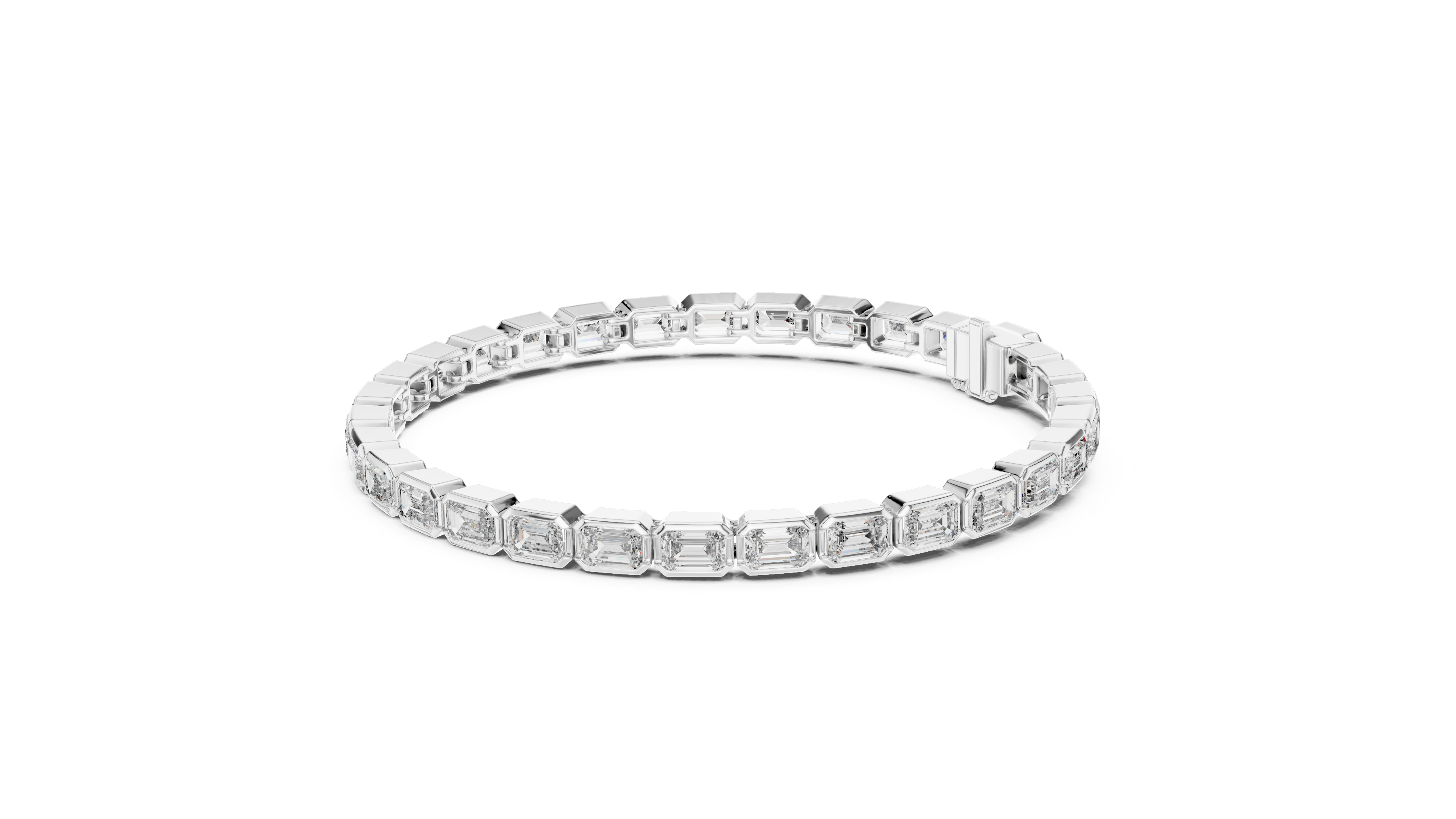 Emerald East-west Tennis bracelet