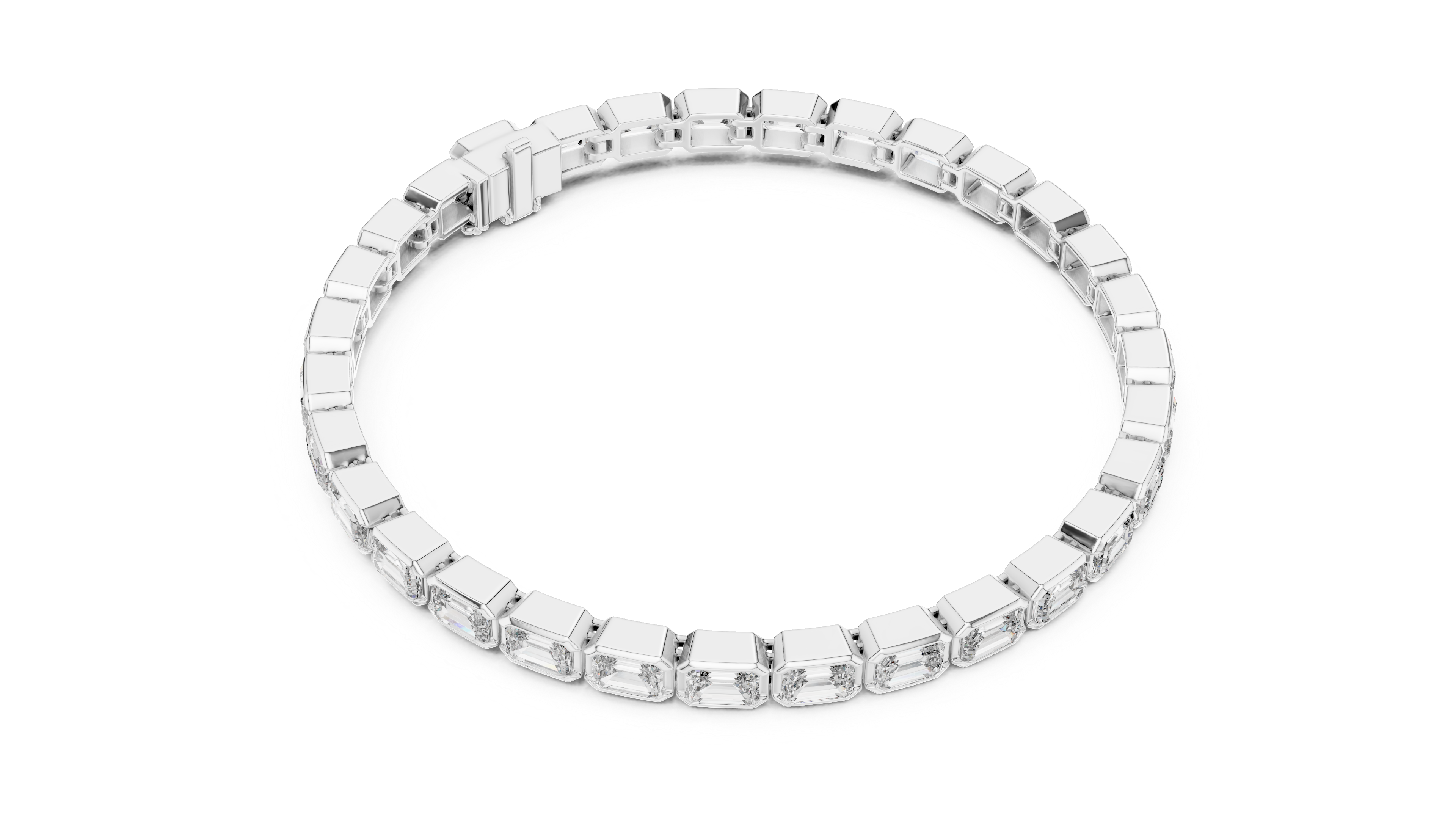 Emerald East-west Tennis bracelet