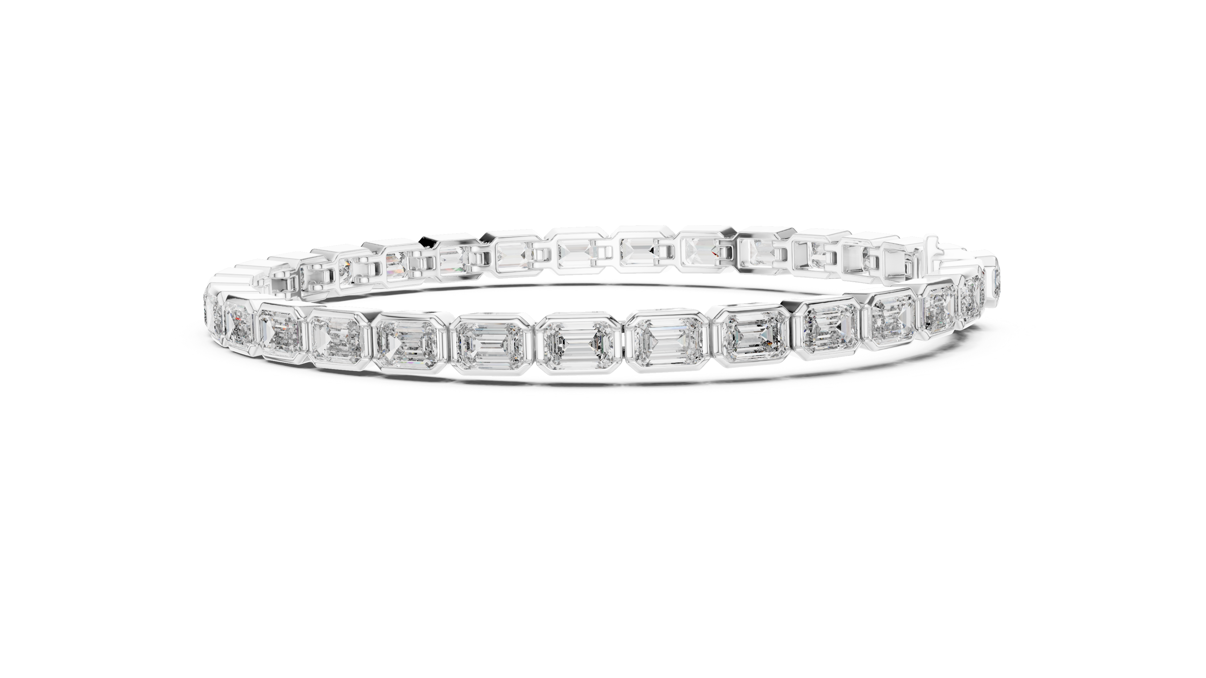 Emerald East-west Tennis bracelet