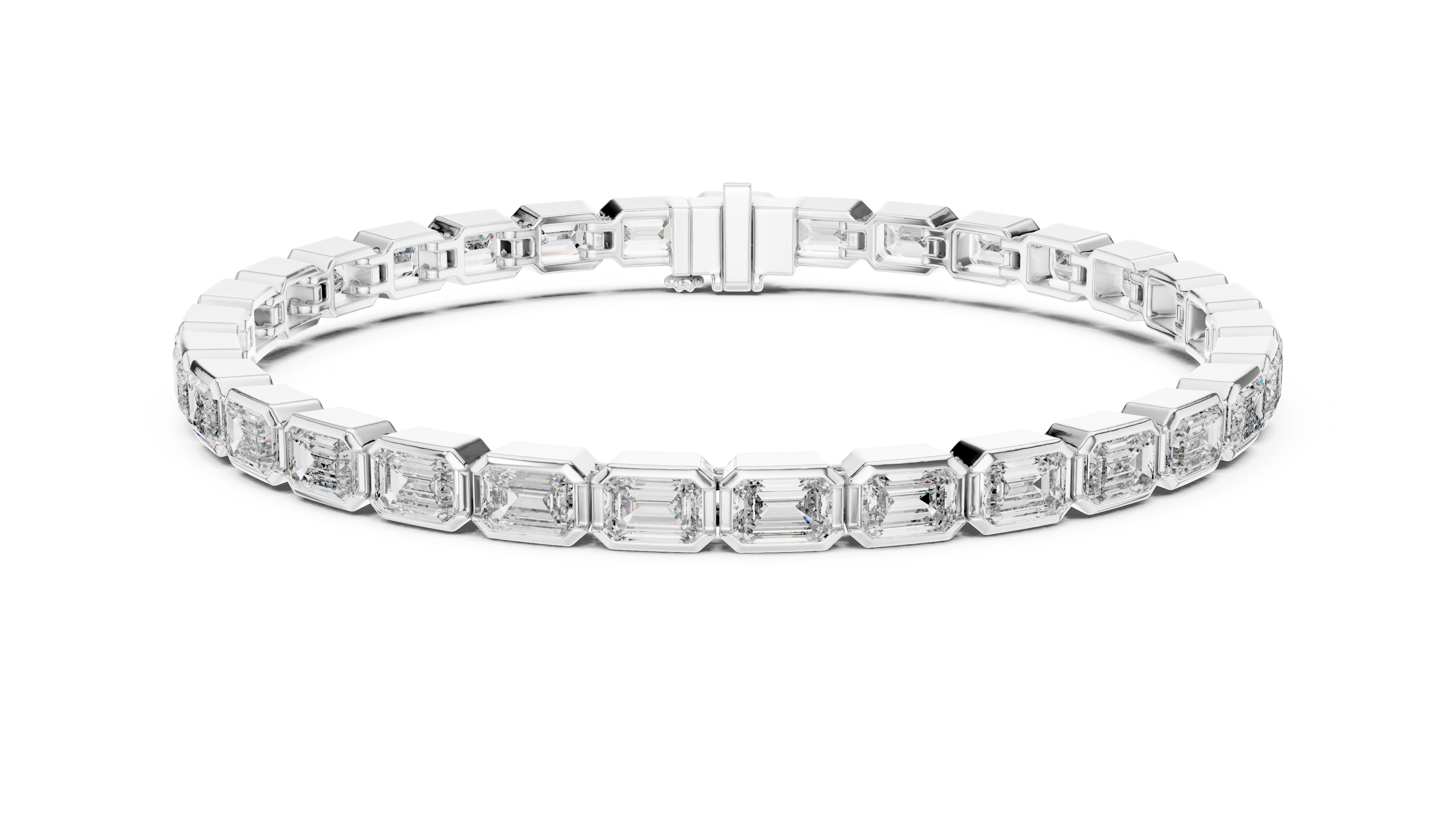 Emerald East-west Tennis bracelet