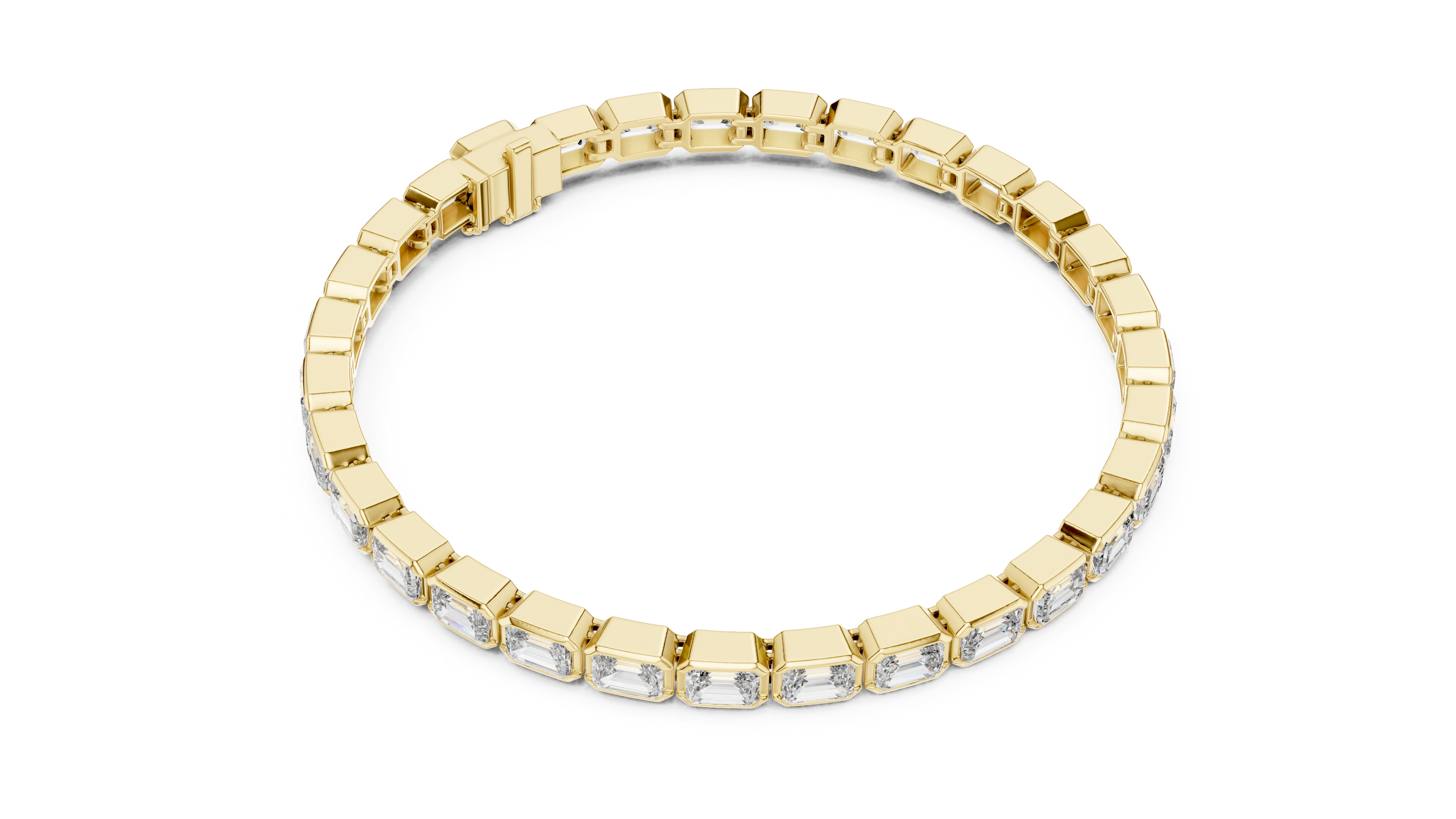 Emerald East-west Tennis bracelet