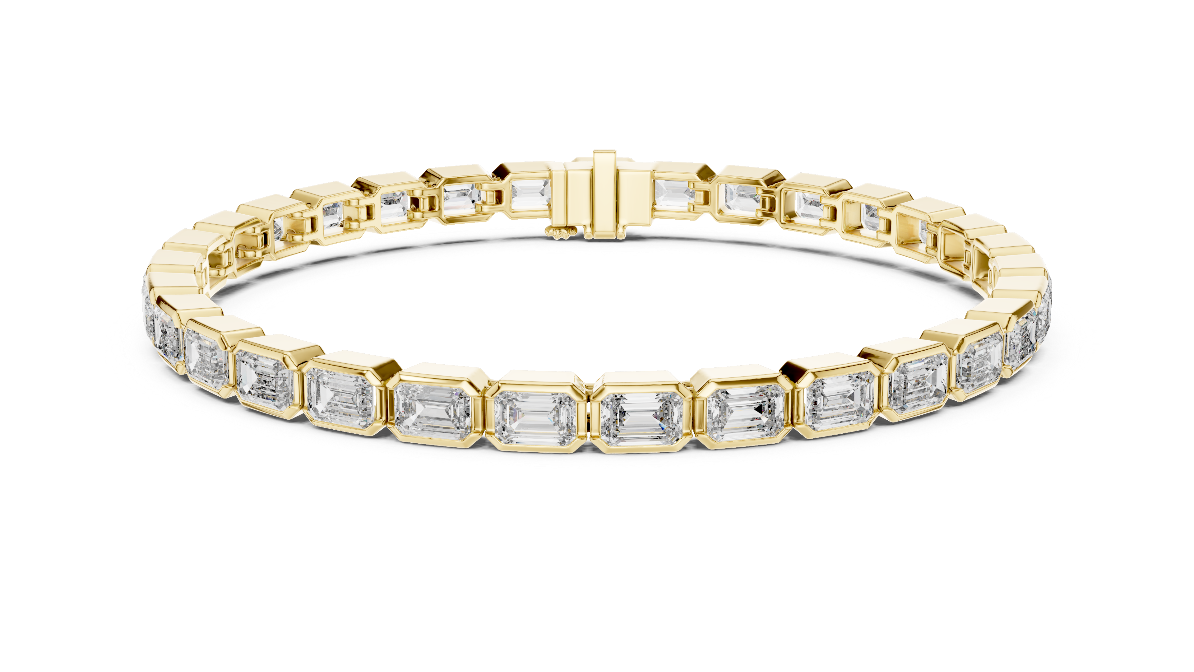 Emerald East-west Tennis bracelet