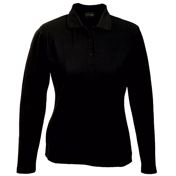 175g Pique Knit Long Sleeve Golfer Ladies