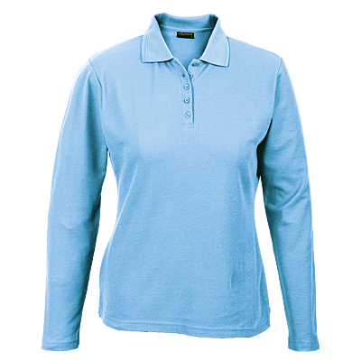 175g Pique Knit Long Sleeve Golfer Ladies