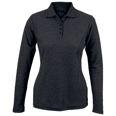 175g Pique Knit Long Sleeve Golfer Ladies