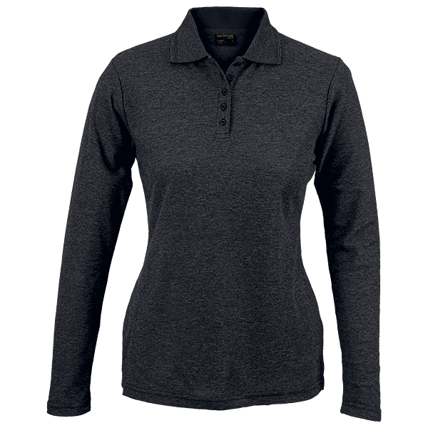 175g Pique Knit Long Sleeve Golfer Ladies