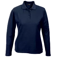 175g Pique Knit Long Sleeve Golfer Ladies