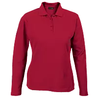 175g Pique Knit Long Sleeve Golfer Ladies
