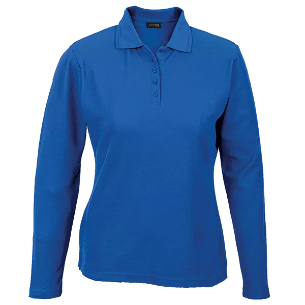 175g Pique Knit Long Sleeve Golfer Ladies
