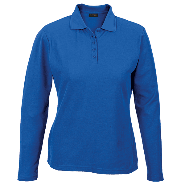 175g Pique Knit Long Sleeve Golfer Ladies