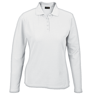 175g Pique Knit Long Sleeve Golfer Ladies