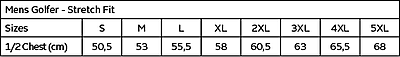 Stretch Pique Knit Golfer Mens