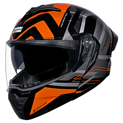 STUDDS TROOPER  D3 BLACK N10 ORANGE L