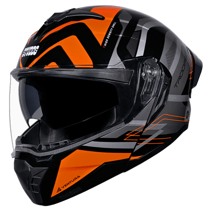 STUDDS TROOPER  D3 BLACK N10 ORANGE L